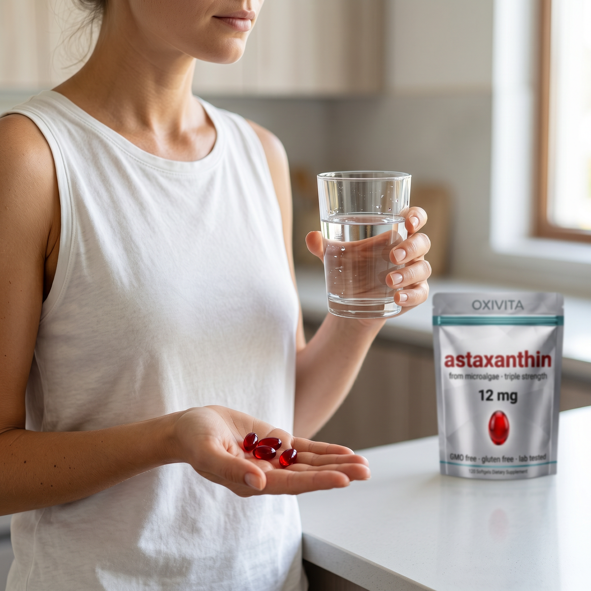 Oxivita Astaxanthin 12mg — Advanced Anti-Aging & Screen Protection Formula