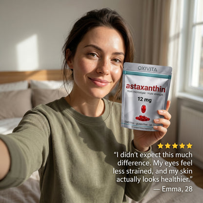 Oxivita Astaxanthin 12mg — Advanced Anti-Aging & Screen Protection Formula